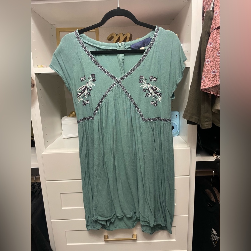 Boho A-line mini dress